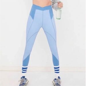 NWT For Love And Lemons Ella Pant Leggings Two-Tone Blue